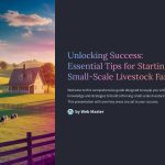 1 Unlocking Success Essential Tips for Starting a Small Scale Livestock Farm